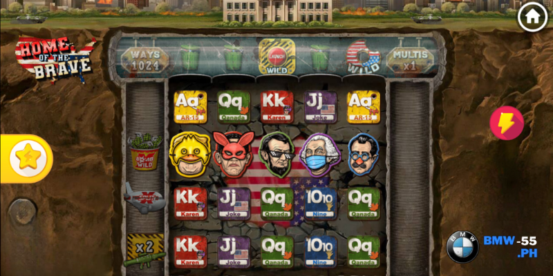 home of the brave slot character